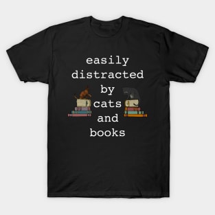 Books and Cats T-Shirt